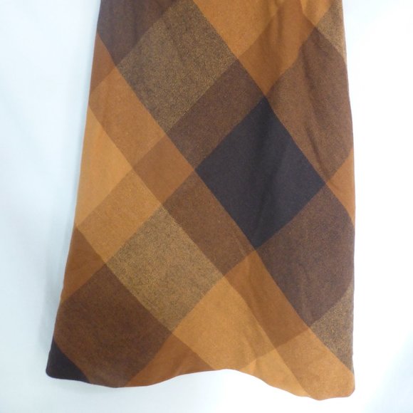 YIGU, lined argyle skirt, zip side, size 165/68A, NWOT - Picture 9 of 16